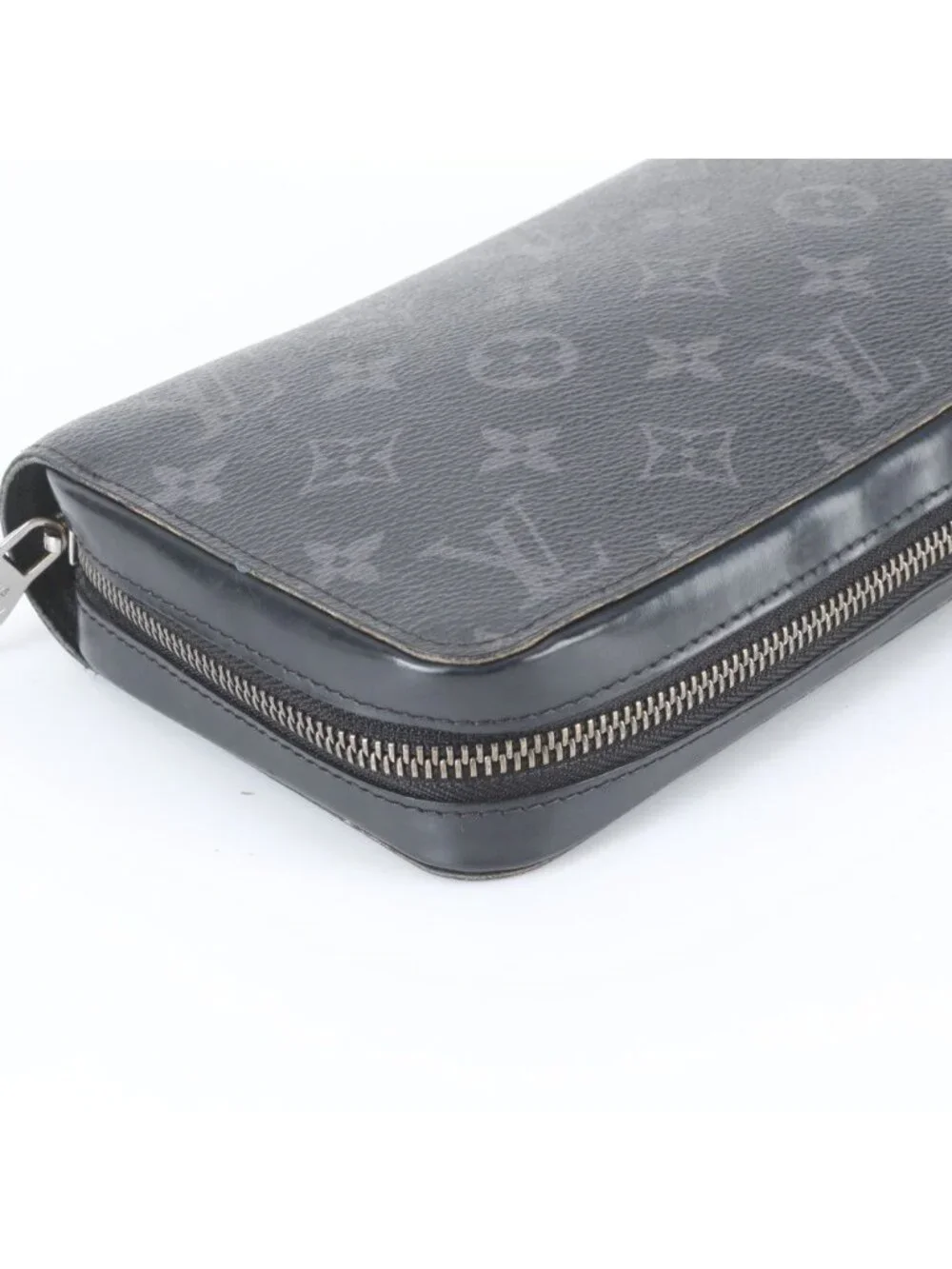 Louis Vuitton Monogram Eclipse Zippy Leather Wallet